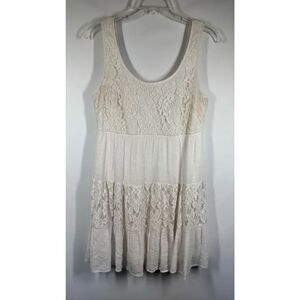Speechless cream lace overlay dress size 7